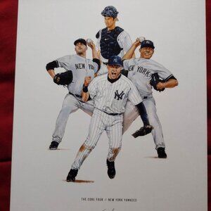 The NY Yankees "CORE 4" Ltd. Edition print